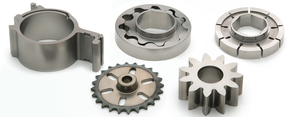 Home sintered structural components for oil pumps